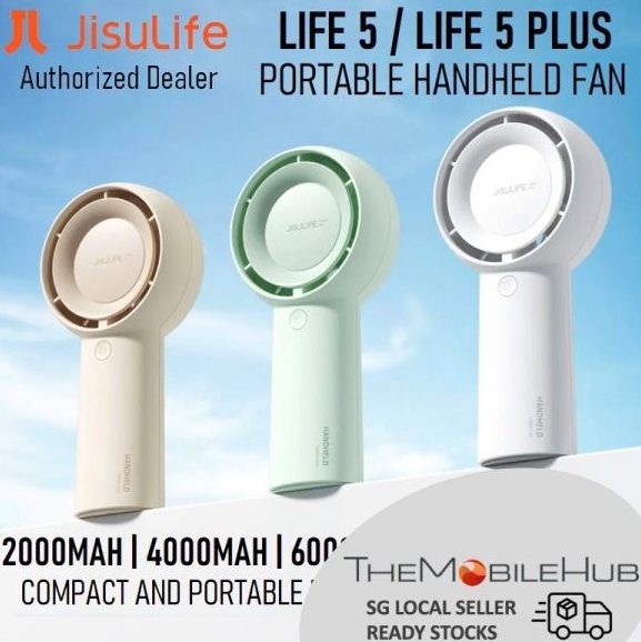 Jisulife FA43 Handheld Turbo Fan 4000mAh Large Battery
