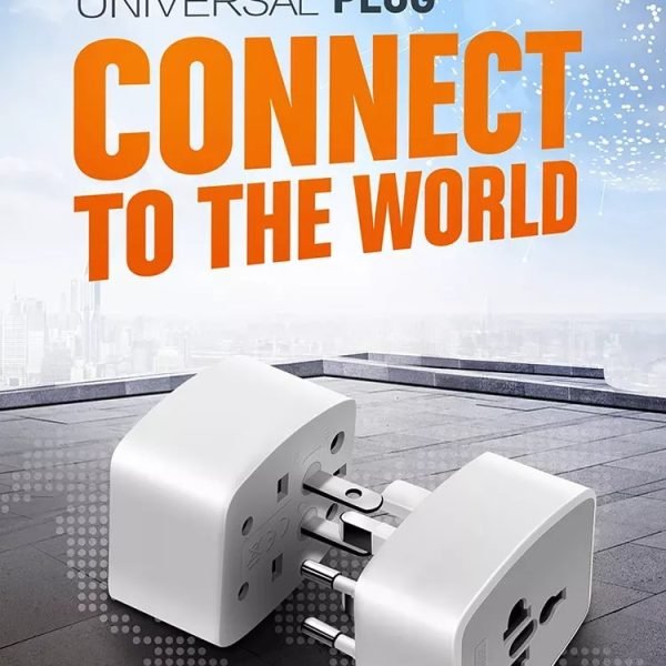LDNIO Z4 Universal Plug Adapter ABS VO with UKEUUSAU Pin & 2 Universal