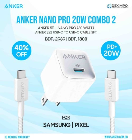 Anker 511 Nano Pro 20W Charger Adapter 1 Anker 511 Nano Pro 20W Charger Adapter