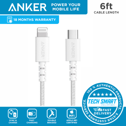 Anker PowerLine Select 0.9m/3ft USB-C to Lightning Cable 1 Anker PowerLine Select 0.9m3ft USB-C to Lightning Cable