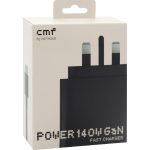 CMF by Nothing 140 W Power GaN 5 A 3 Port Mobile Charger with Detachable Cable