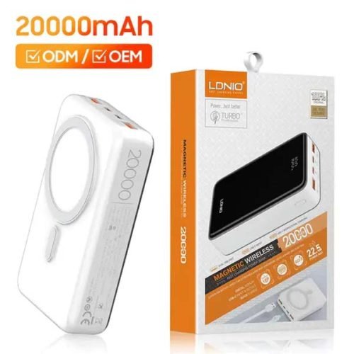 LDNIO PQ18 Magnetic Wireless Power Bank 20000mAh