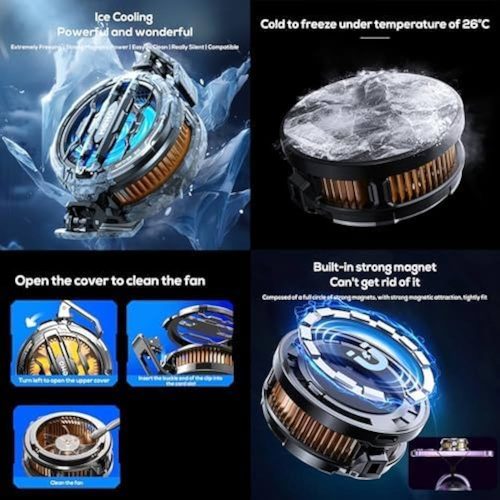 MEMO CX07 Magnetic Universal Mobile Phone Cooler Semiconductor Cooling Back Clip Phone Radiator for Phone 1 MEMO CX07 Magnetic Mobile Phone Cooler