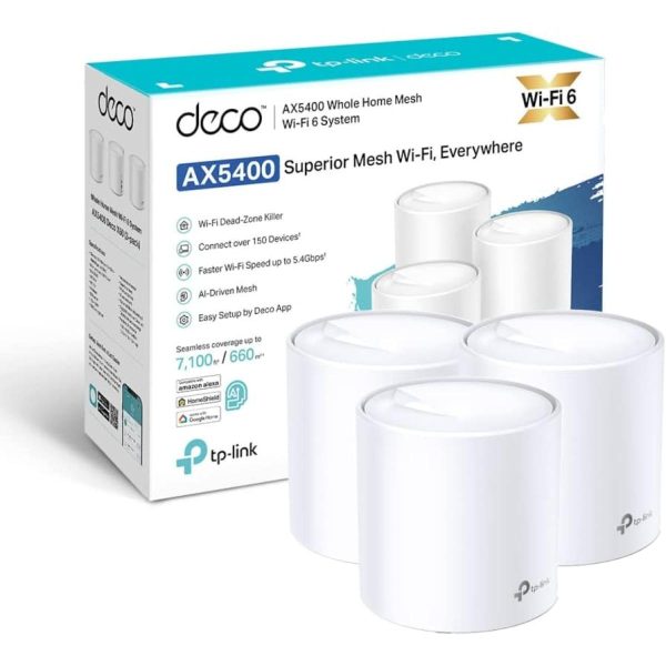 TP-Link Deco X60 AX3000 Whole Home Mesh Wi-Fi 6 System