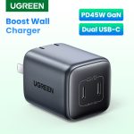 UGREEN 45W GaN Charger with Dual USB Type C Ports Fast Charging