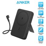 Anker Zolo 10000mah 30W Magnetic Power Bank with Built-in USB-C Cable
