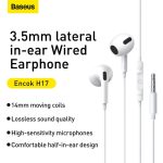 Baseus Encok H17 3.5mm Lateral in-ear Wired Earphone