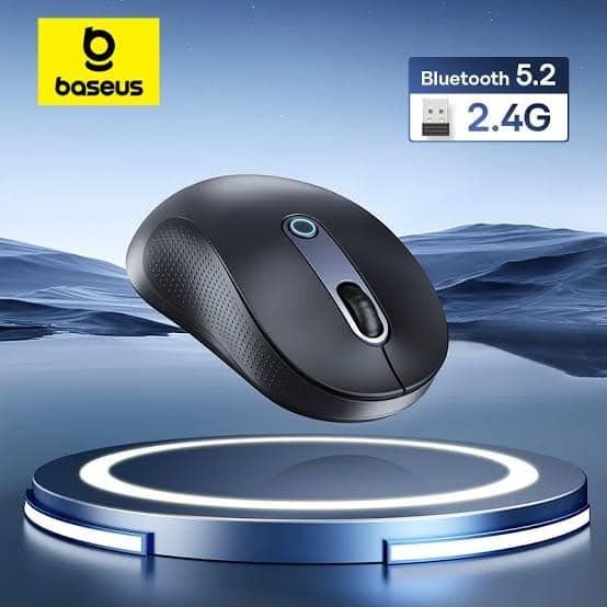 Baseus F02 Ergonomic Bluetooth + 2.4G Wireless Mouse