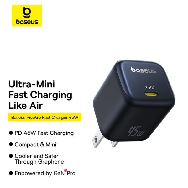 Baseus GaN6 Charger 45W PD Adapter