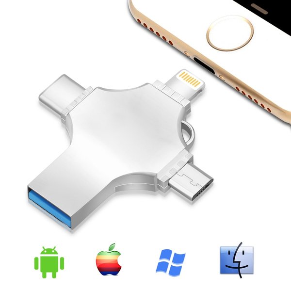 COTECi 4 Interface High-Speed Flash Drive 64GB128GB 256GB