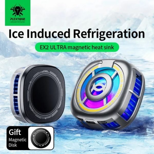 Plextone EX2 Ultra RGB Magnetic Phone Cooler