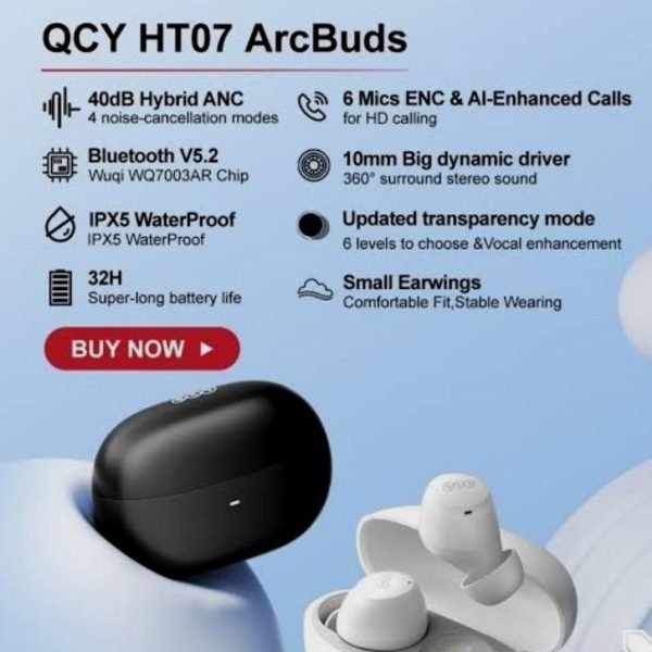 QCY Arcbuds HT07 ANC Earbuds