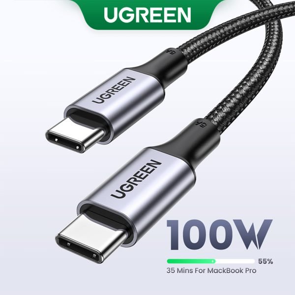 UGREEN 100W Braided Fast Charging Cable 1M