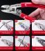 6 in 1 Fiber Stripper Stainless Steel Cable Stripper Optical Cable Stripper Wire Strippers Fiber Optic Tools