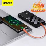 Baseus Elf 65W Power Bank 20000mAh with Type-c cable Power