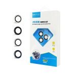 KUZOOM Camera Protector Compatible For Iphone 11 Pro Max, 12 Pro Max, 13 Pro Max, 14 Pro Max, 15 Pro Max, 16 Pro Max, 2024 Hd 9h Tempered Clear Glass Metal Ring Aluminum Alloy Full Cover Film
