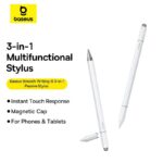 Baseus 3 in 1 Multifunctional Magnetic Stylus Pen For iPad All Tablet Phone Pencil