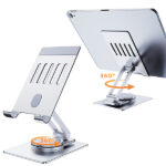 Desktop Aluminum Alloy Folding 360 Rotate Stand