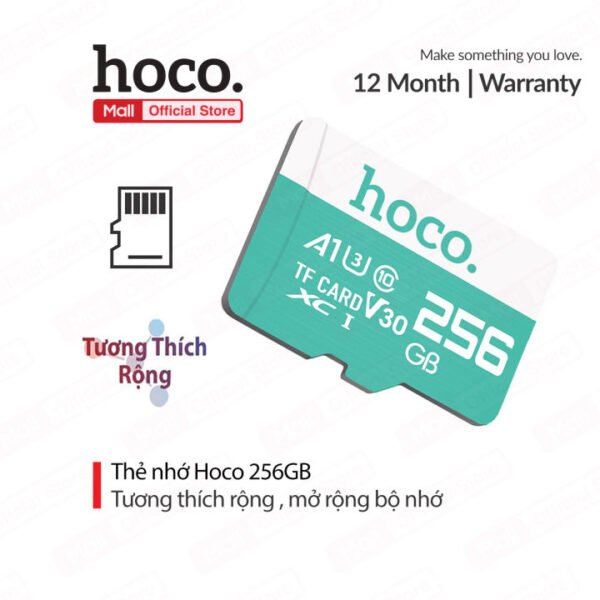 Hoco 256GB TF Class 10 High Speed Micro SD Memory Card