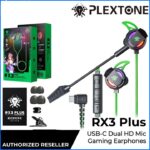 PLEXTONE RX3 PLUS In-ear Type-c Interface Wired Gaming Earphone