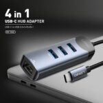 Ldnio DS-144C 4-in-1 USB-C Hub Adapter