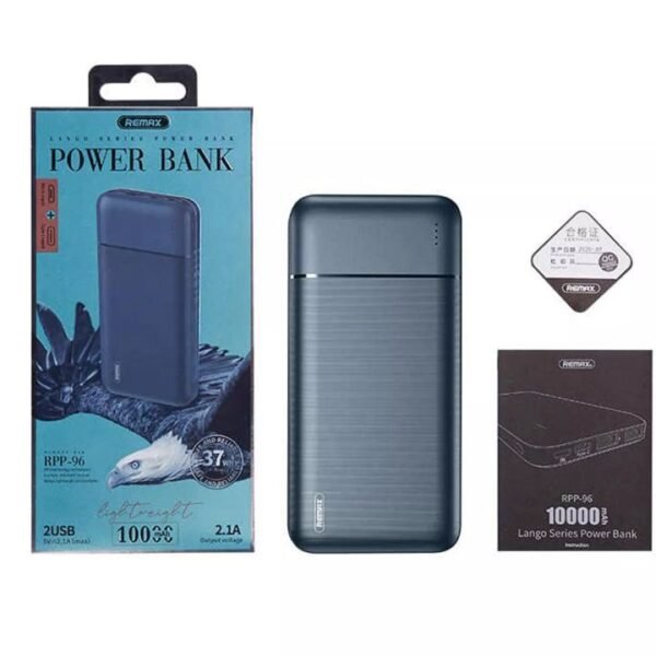 Remax RPP-96 Lango Series Dual USB Ports 10000mAh 2.4 Power Bank