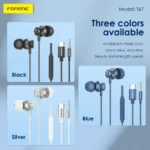 FONENG T67 Type-C In-Ear Heavy Bass Wired Earphone