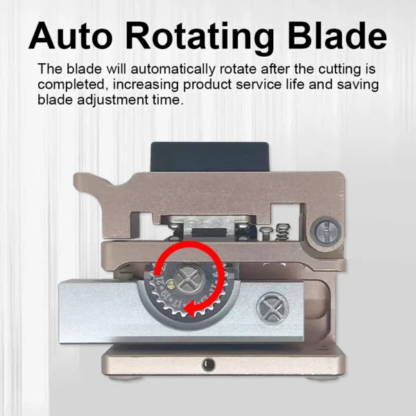 Automatic Cleaver Blade Rotation Optical Fiber Cutting Cleaver