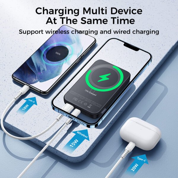 Joyroom JR-W020 20W Magnetic Wireless Power Bank 10000Mah