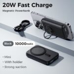 Joyroom JR-W050 20W Magnetic Wireless Power Bank with Ring Holder 10000mAh