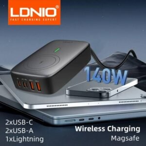 LDNIO Q4010 140W Multiport Desktop Charging Wireless Charger 6 LDNIO Q4010 140W Multiport Desktop Charging Wireless Charger