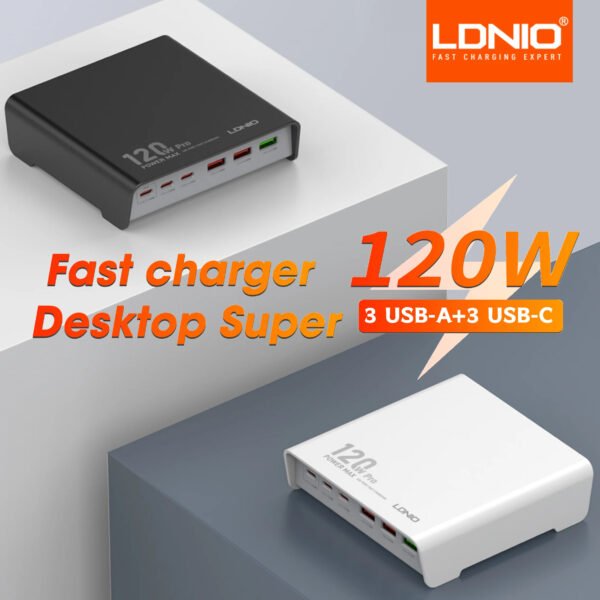 LDNIO Q605 PD 120W Super Fast Charger LDNIO Q605 PD 120W Super Fast Charger