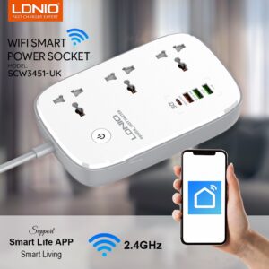 LDNIO SCW3451 WiFi Smart Universal Power Socket