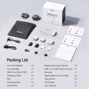 Ulanzi A30 Tiny Wireless Lavalier Microphone 1 Ulanzi A30 Tiny Wireless Lavalier Microphone