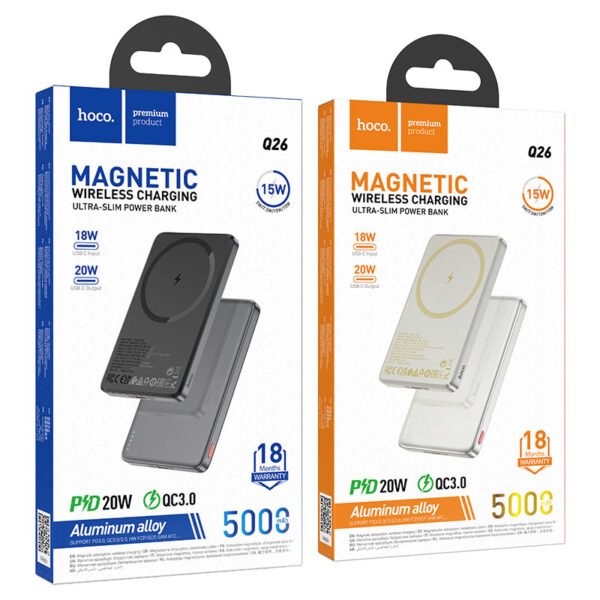 Hoco Q26 Joy 20W Magnetic Power Bank