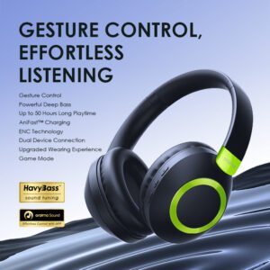 oraimo BoomPop2S ENC Over-Ear Wireless Headphones 1 oraimo BoomPop2S ENC Over-Ear Wireless Headphones