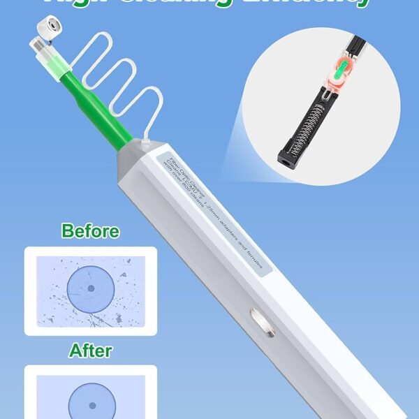 Fiber Optic Cleaning Pen, One Click Fiber Cleaner Pen