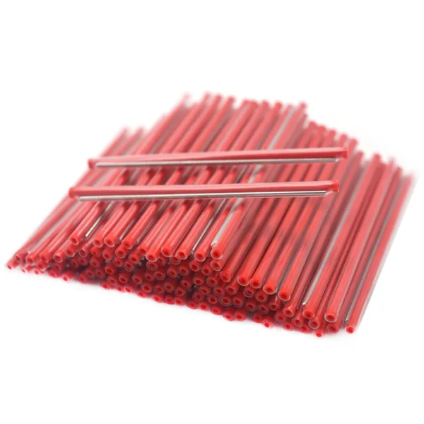Fiber Optic Fusion Heat Shrink Splice Protectors Sleeves Tube Cable Kind Red
