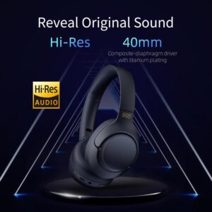 QCY H3S Dual Driver -56dB ANC Overhead Headphone 6 QCY H3S Dual Driver -56dB ANC Overhead Headphone