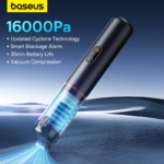 BASEUS Car Vacuum Cleaner A5 Power Suction 16000Pa Portable Cordless Vacuum Cleaner with LED Display