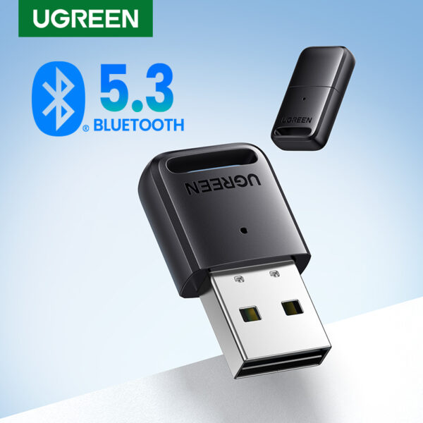 UGREEN CM591 (90225) USB Bluetooth 5.3 Black Adapter UGREEN CM591 (90225) USB Bluetooth 5.3 Black Adapter