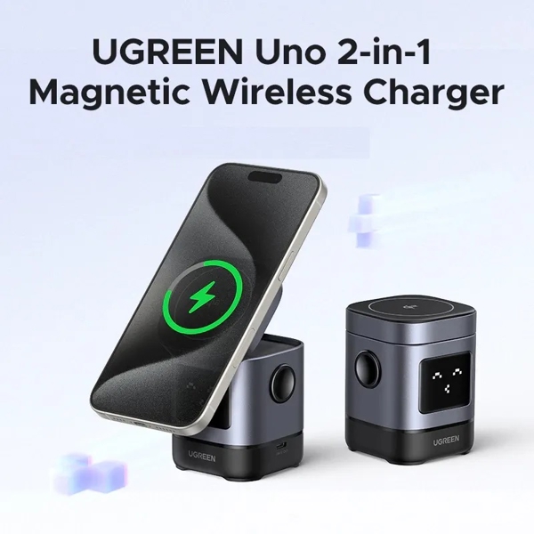 UGREEN 45775 2-in-1 20W Magnetic Wireless Charger (W709)