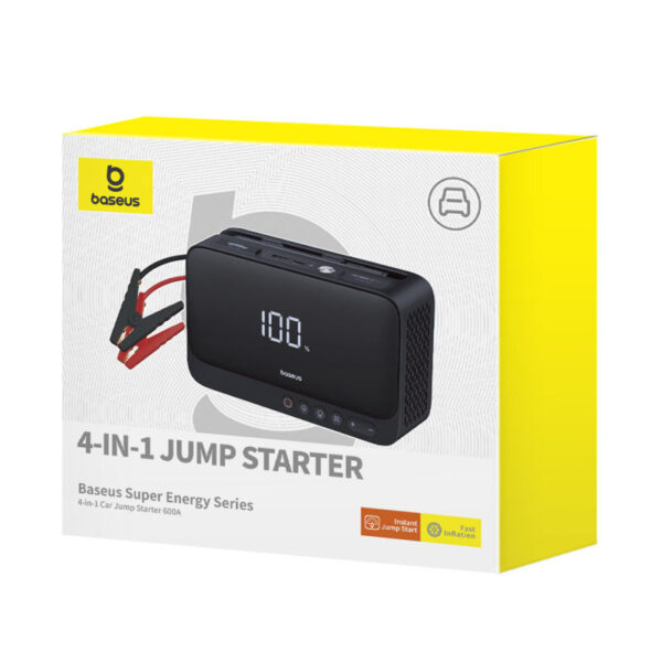Baseus 4 In 1 Jump Starter 600A Car Jump Starter