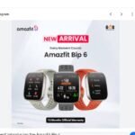 Amazfit Bip 6 BT calling Smart Watch with GPS