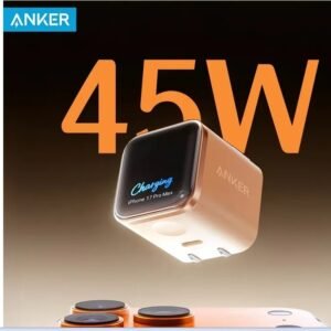 Anker 45W A121D Smart Display Charger 7 Anker Nano 45W GaN Charger with Display (A121D) delivers compact fast charging, intelligent power distribution, and reliable performance for phones