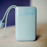 Baseus 45W Power Bank 20000mAh Enerfill FC11 Built-in Dual Channel Cable Type-c Lightning Baseus 45w 20000mAh Power Bank