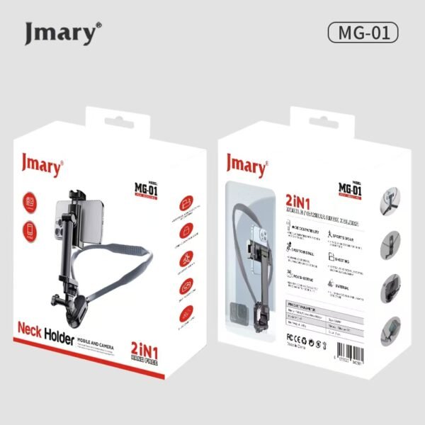 Jmary MG-01 Neck Holder, Holding Mobile Phones And Action Camera Shooting