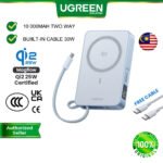 UGREEN 10000mAh Qi2.2 25W Magnetic Powerbank Wireless Fast Charging CCC USB C PD 3.0 30W iPhone 171615