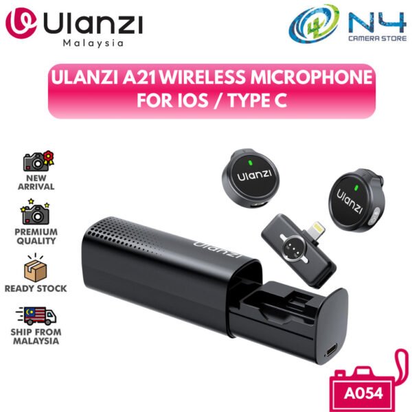 Ulanzi A21 Wireless Microphone (Official Product) USB-C