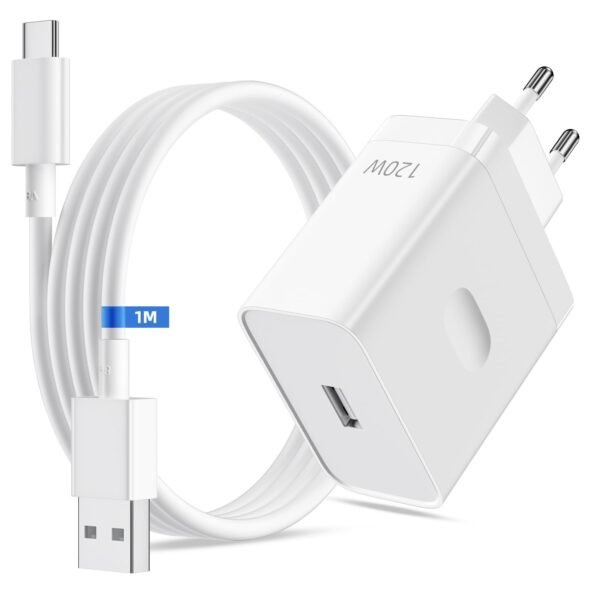 Oppo 120W SuperVOOC Fast Charger with USB to Type-C Cable